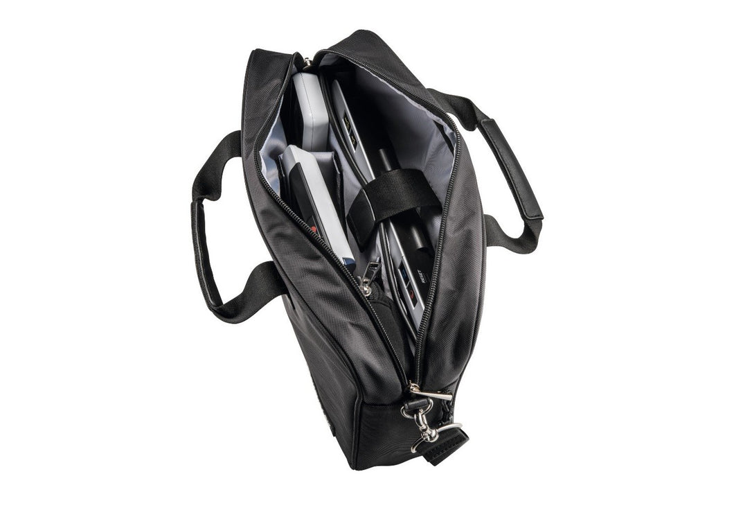 Black carrier bag for Visolux digital. With both hand and shoulder straps