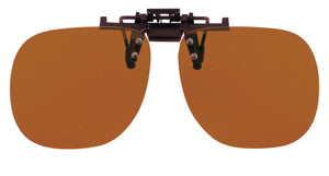 Clip-on lenses - dark orange colour