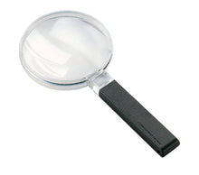 Load image into Gallery viewer, Circular magnifier with black handle 
