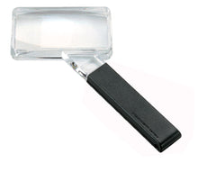 Load image into Gallery viewer, Rectangular magnifier with black handle 
