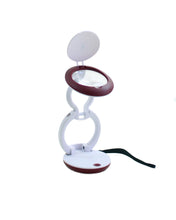 Load image into Gallery viewer, Compact and foldable LED magnifier, with red and white casing
